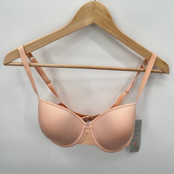 THIRDLOVE NWT 24/7™ Seamless Stripe Wireless Bra // 30F - Picture 4 of 9